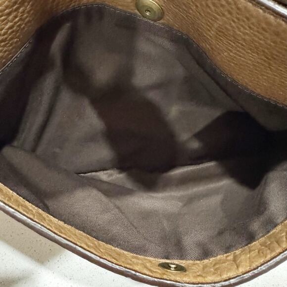 COACH BLEECKER LEGACY LEATHER COURIER BAG BRASS CIGAR F71070 - Picture 7 of 11